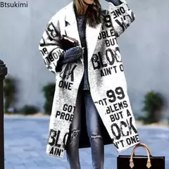 Imagen de Abrigo de Lana con Estampado