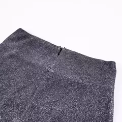 Pantalones Plateado Prillante