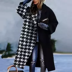 Imagen de Abrigo de Lana con Estampado