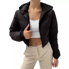 Chaqueta con Capucha Cálida