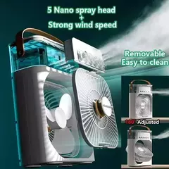 Ventilador portátil 3 en 1 para el hogar. - tienda en línea