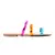 Sandália Rasteira Multicolor - comprar online