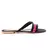 Sandália Rasteira Multi-tiras Slim Preto - comprar online