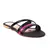Sandália Rasteira Multi-tiras Slim Preto - comprar online