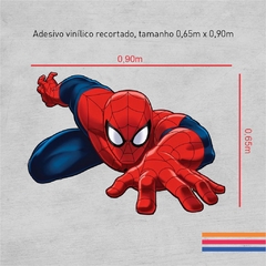 Adesivo Homem Aranha Decorativo para Parede 0,90m x 0,65m - comprar online