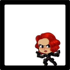 Quadro Super Heróis e Vilões Personagem 3D - unidade