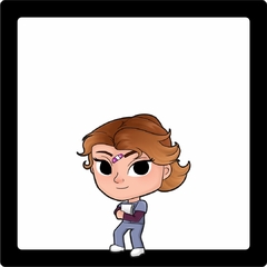 Grey's Anatomy Personagem 3D Individual MDF 16x16cm - loja online