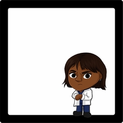 Grey's Anatomy Personagem 3D Individual MDF 16x16cm - comprar online