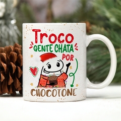 Caneca Troco Gente Chata por Chocotone