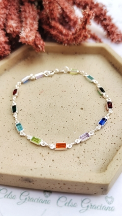 Pulseira Colors em Prata - comprar online