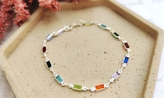 Pulseira Colors em Prata