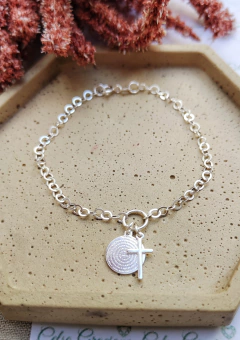 Pulseira Pai Nosso em Prata