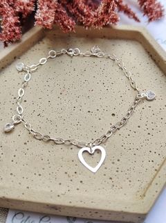 Pulseira Berloques Coração - comprar online