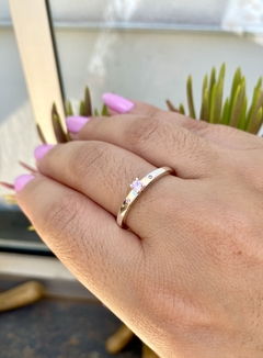 Anel Solitário You & me Rosa - comprar online