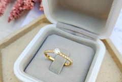 Anel Solitário em ouro 18k - comprar online