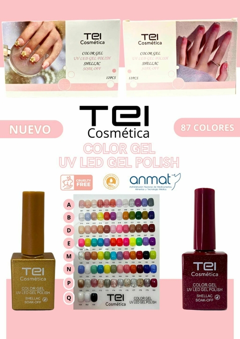 ESMALTE SEMI TEI 15ML X12PCS