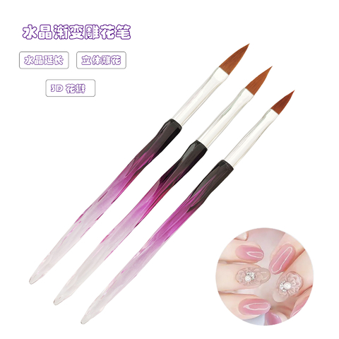 ZETA ZMA PINCEL X1 ACRILICO ROMBO TRANSPARENTE