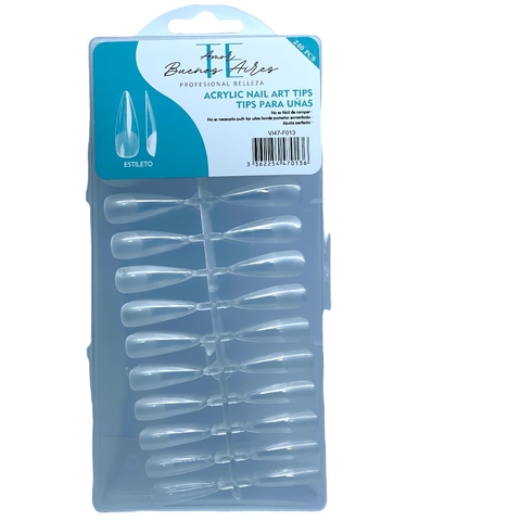 AMOR BS AS ACRYLIC NAIL TIPS 240PCS VI47
