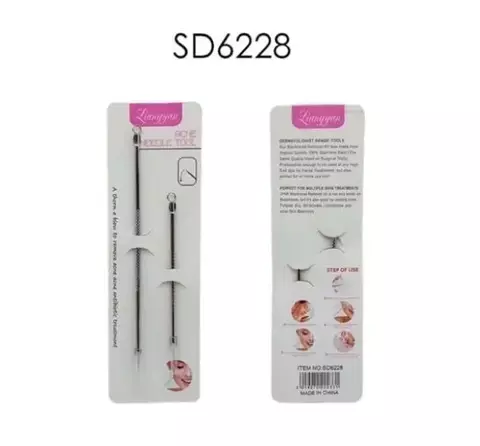 ($500/U) LIANGYAN AGUJA PARA PUNTOS NEGROS SACA COMEDON X12PCS SD6228 2019072222331 - comprar online