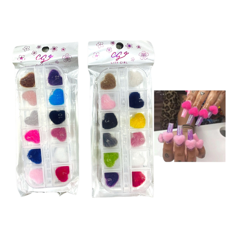 POMPOM CORAZON DECOEST X12 090151/GH-9015 6925202090151