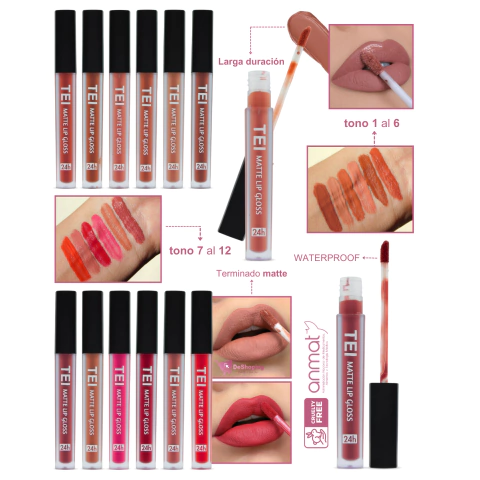 tei matte lip gloss tei8024 6971968510129