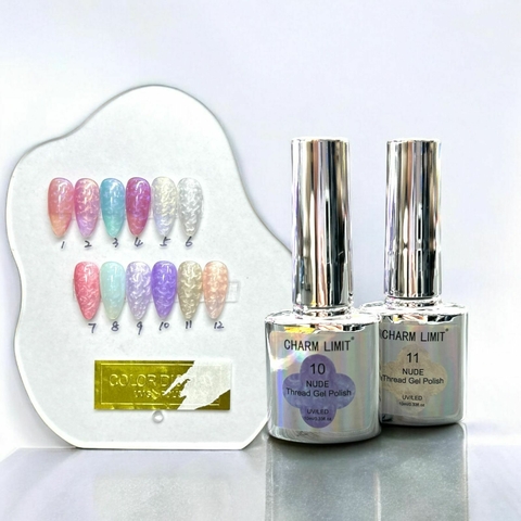 SEMI CHARMLIMIT NUDE THREAD GEL POLISH X12 ZQ-15 7772686975059