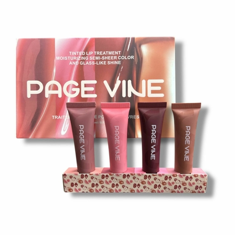 PAGE VINE TINTED LIP TREATMENT 4PCS MG-254068/P0317 6908188000703