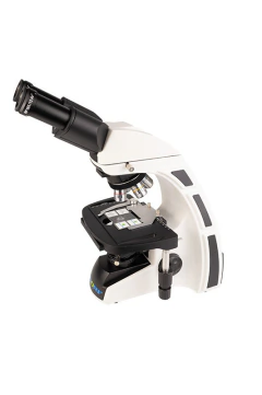 MICROSCÓPIO BIOLÓGICO BINOCULAR PLANACROMÁTICO INFINITO ICS (SISTEMA DE CORREÇÃO INFINITA) COM AUMENTO DE 40X a 1.600X E ILUMINAÇÃO DE 5W na internet