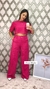 Conjunto de Linho Calça Pantalona E Cropped 130 - loja online