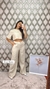 Conjunto de Linho Calça Pantalona E Cropped 130 - Doutoras Modas