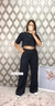 Conjunto de Linho Calça Pantalona E Cropped 130 - comprar online