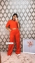 Conjunto de Linho Calça Pantalona E Cropped 130 na internet
