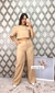 Conjunto de Linho Calça Pantalona E Cropped 130