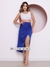 Doutoras Modas Saia de Alfaiataria Midi Com Abertura e detalhe na frente Tendencia 157 - comprar online