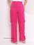 Doutoras Modas- Calça Feminina Cargo Flare Calça Bolso Lateral Pantalona Alfaiataria 101 - loja online