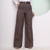 Imagem do Doutoras Modas Calça Pantalona Linho Acompanha Cinto Coleção Nova 10020