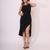 Doutoras Modas Vestido Alfaiataria Fenda na Perna Social Elegante 138 - comprar online