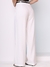 Doutoras Modas Calça Pantalona Amarante com Cinto M8029