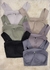 Doutoras Modas Blusa de Alça Cropped Em Gabardine Recorte Vazado Lástex com Bojo 6419 - loja online