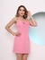 Doutoras Moda Vestido Curto Laço Estruturado Estilo Boneca Delicado Lançamento Alças Finas 192 - loja online