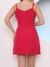 Doutoras Moda Vestido Curto Laço Estruturado Estilo Boneca Delicado Lançamento Alças Finas 192 - comprar online