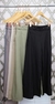 Doutoras Modas Calça Pantalona Lisa Com Bolsos Laterais Botões em Gabardine Cintura Alta Elegante 8447 - loja online