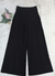 Doutoras Modas Calça Pantalona Lisa Com Bolsos Laterais Botões em Gabardine Cintura Alta Elegante 8447 - Doutoras Modas
