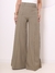 Doutoras Modas Calça Pantalona Lisa Com Bolsos Laterais Botões em Gabardine Cintura Alta Elegante 8447 - comprar online