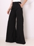Doutoras Modas Calça Pantalona Lisa Com Bolsos Laterais Botões em Gabardine Cintura Alta Elegante 8447 - Doutoras Modas