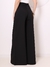 Imagem do Doutoras Modas Calça Pantalona Lisa Com Bolsos Laterais Botões em Gabardine Cintura Alta Elegante 8447
