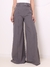 Doutoras Modas Calça Pantalona Lisa Com Bolsos Laterais Botões em Gabardine Cintura Alta Elegante 8447 na internet