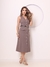 Doutoras Moda Vestido Chemise Alfaiataria Gabardine Midi Botões Frontais 195 - comprar online