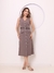 Doutoras Moda Vestido Chemise Alfaiataria Gabardine Midi Botões Frontais 195 na internet