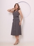 Doutoras Moda Vestido Chemise Alfaiataria Gabardine Midi Botões Frontais 195 na internet